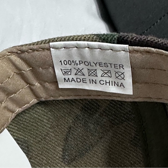 Men Snapback Hat Classic Hip Hop Style Flat Brim LA Wooden Patch camuflaje - Picture 15 of 16